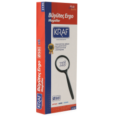 KRAF BÜYÜTEÇ ERGO 50MM 6x 313G