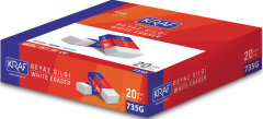 KRAF SİLGİ BEYAZ 20 Lİ 735G