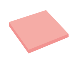 KRAF YAPIŞKANLI NOT KAĞIDI 76X76   50 YP. ŞEFFAF PEMBE 7676TR