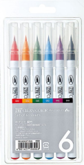ZIG CLEAN COLOR REAL BRUSH RB-6000AT/  6VA 6LI