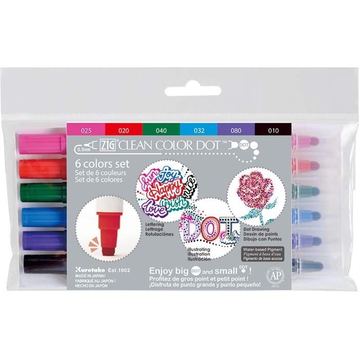 ZIG CLEAN COLOR DOT TC-6100/ 6V 6LI