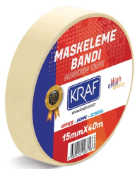 KRAF MASKELEME BANDI 15MMX40M 4015G