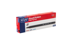 KRAF KEÇELİ KALEM SİYAH 285