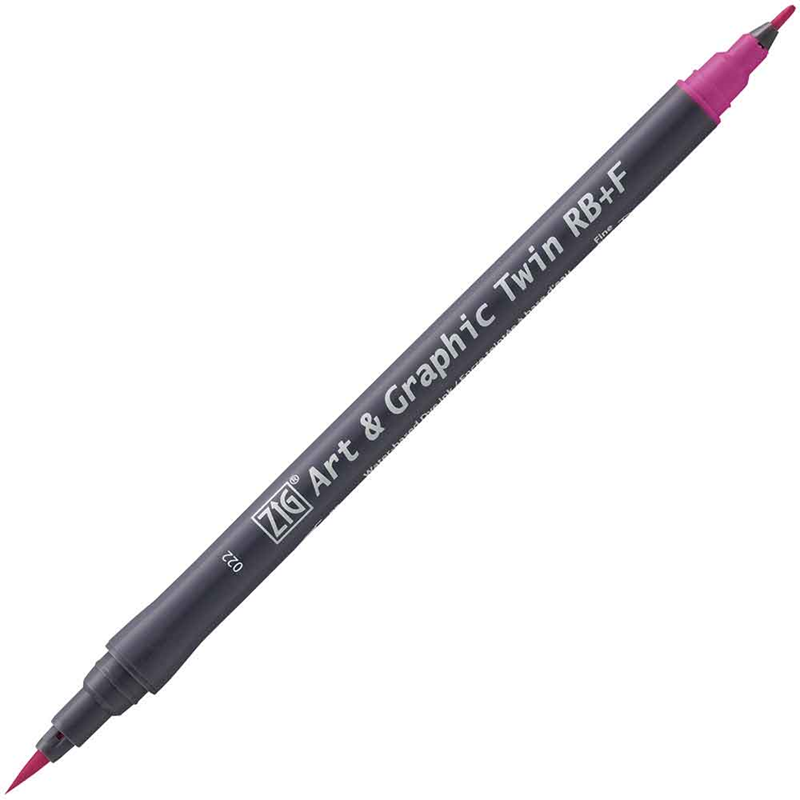 ZIG ART&GRAPHIC TWIN RB TUT-95 22 DARK PINK