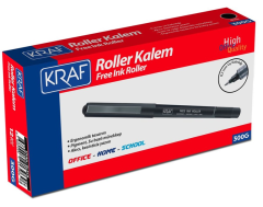 KRAF ROLLER KALEM 0.7 mm  SİYAH 300G
