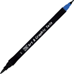 ZIG ART&GRAPHIC TWIN TUT-80 063 DULL BLUE