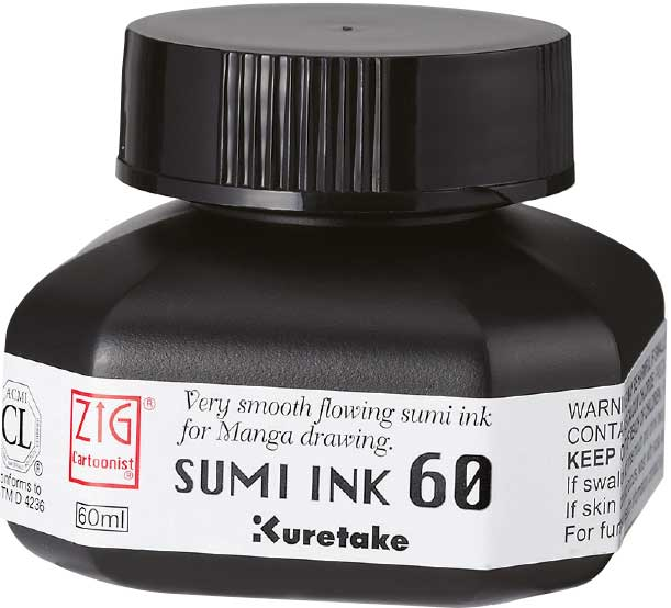 ZIG MANGAKA SUMI MÜREKKEP SİYAH 60ML CNCE103-6