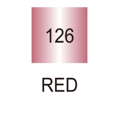 ZIG CLEAN COLOR DOT METALİK TC-8100 126 RED