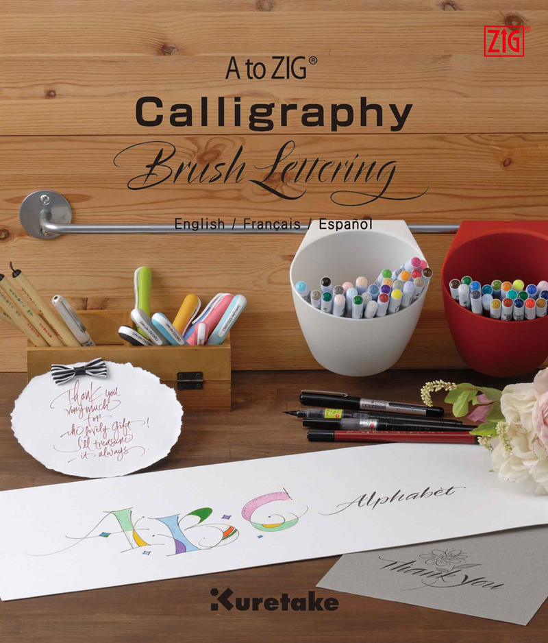 ZIG EĞİTİM KİTAPÇIĞI BRUSH LETTERING INTX500-801