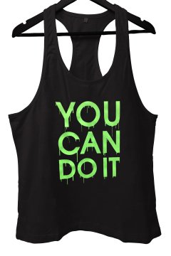 Top Glory YouCan Fitness Gym Tank Top Sporcu Atleti