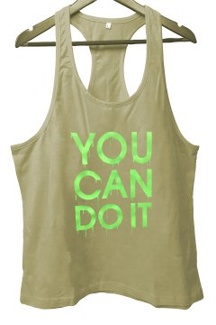 Top Glory YouCan Fitness Gym Tank Top Sporcu Atleti
