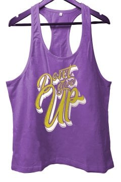 TOP GLORY DontGiveUp2 Fitness Gym Tank Top Sporcu Atleti