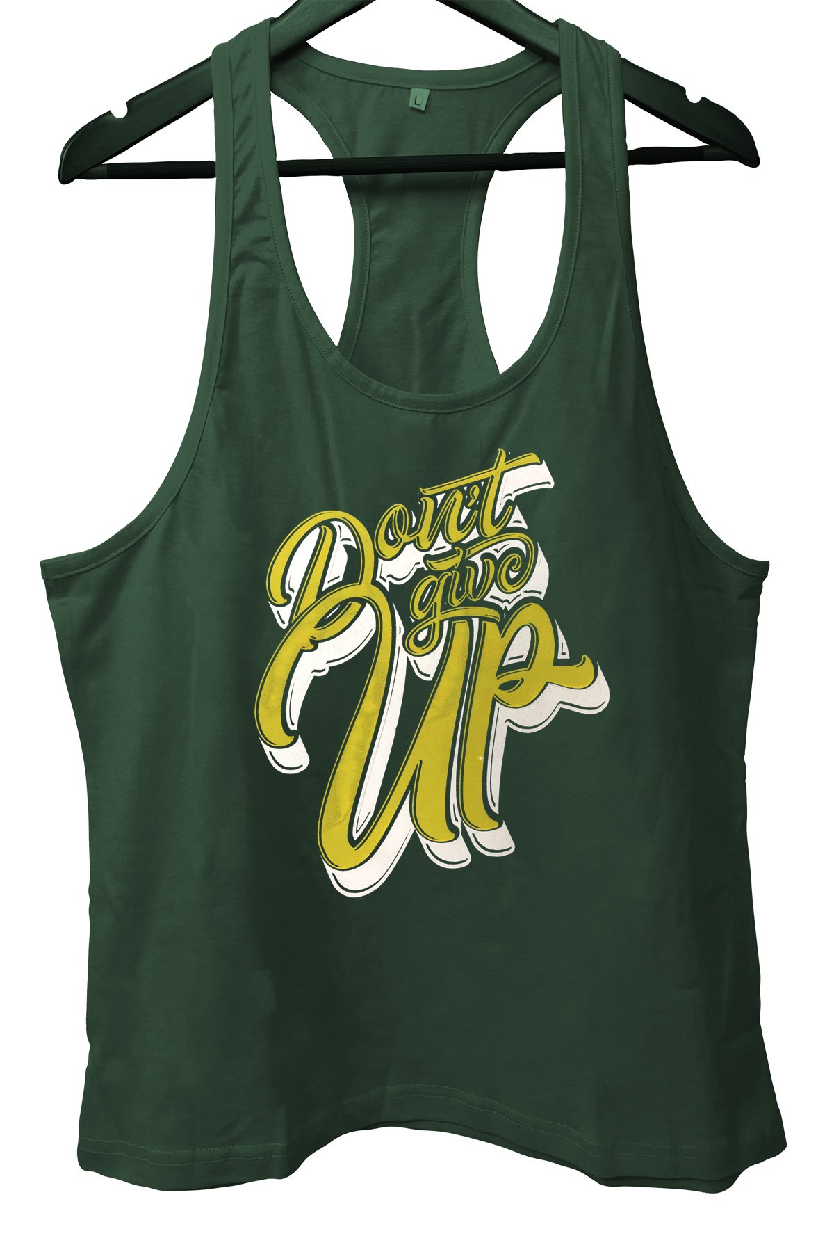 TOP GLORY DontGiveUp2 Fitness Gym Tank Top Sporcu Atleti