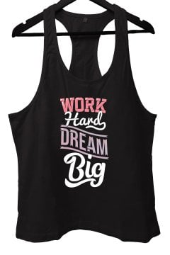 TOP GLORY DreamBig Fitness Gym Tank Top Sporcu Atleti
