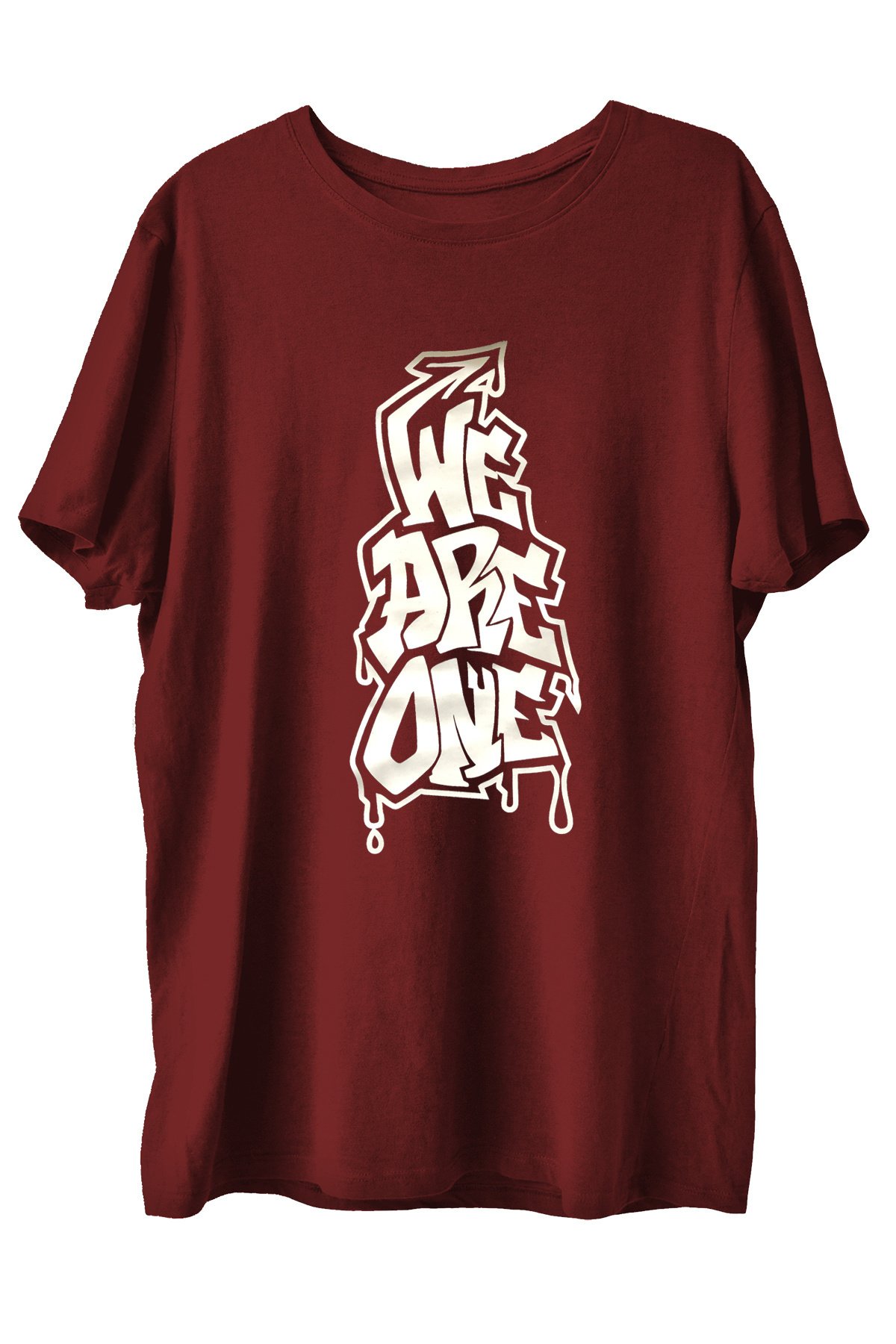 TOP GLORY Weareone2W  Baskılı Penye  Sporcu T-shirt