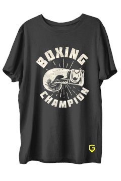 TOP GLORY Boxing  Baskılı Penye Boks  Sporcu T-shirt