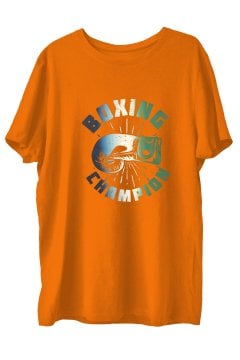 TOP GLORY BoxingX  Baskılı Penye Boks  Sporcu T-shirt