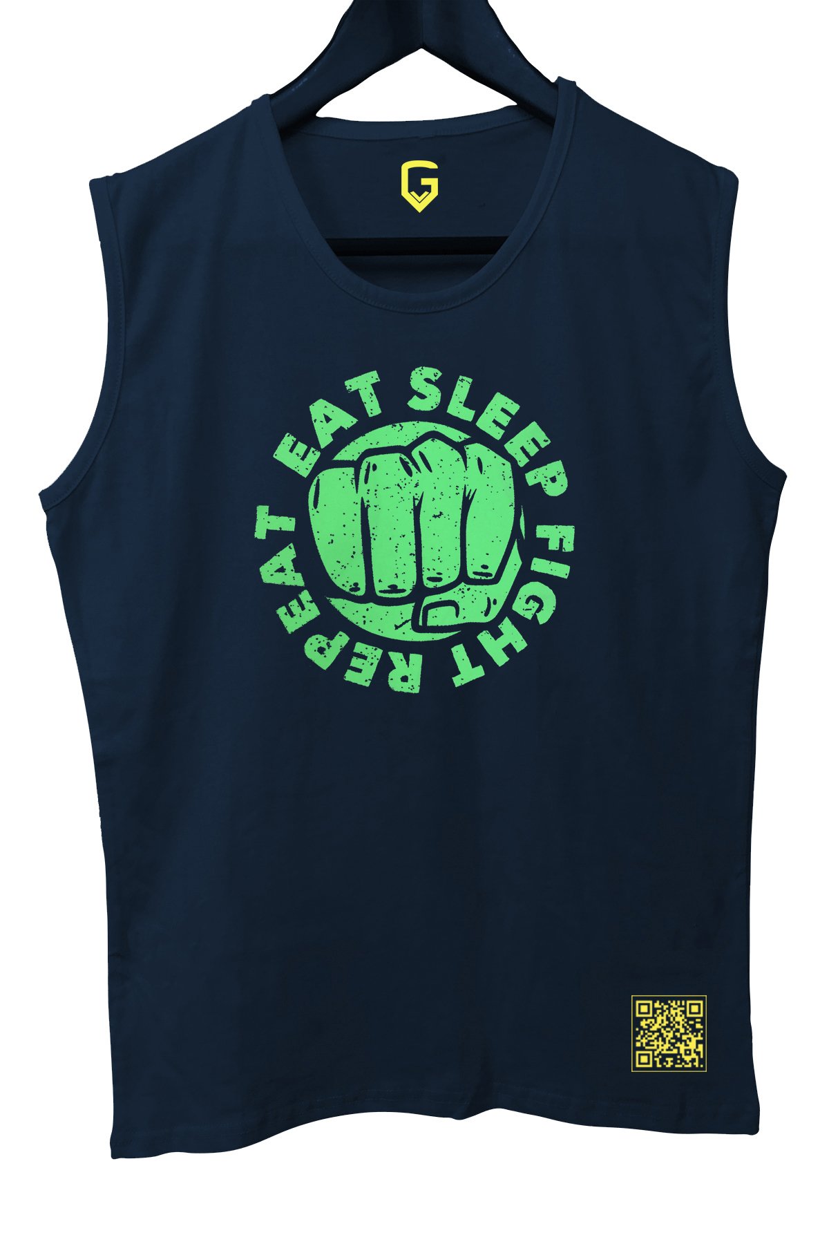 Top Glory EatSleep Tank Top Kolsuz Sporcu TShirt