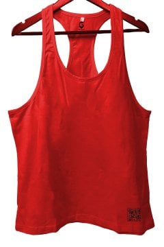 TOP GLORY Basic Kırmızı  Fitness Tank Top Sporcu Atleti
