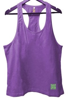 TOP GLORY Basic Mor Fitness Tank Top Sporcu Atleti