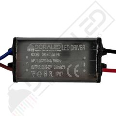 4-7X1W 350Ma 12-25V Power Led Driver IP67 Power Led Sürücü