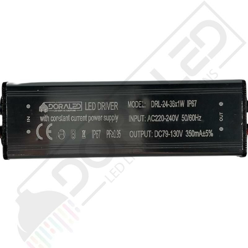 24-36x1W Led Driver F2436A IP67 Power Led Driver Power Led Sürücü