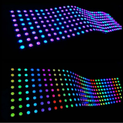 WS2812B Matrix Dijital Esnek Ekran 8x32 RGB Led Ayrı Ayrı Adresli Matrix Ekran 5V