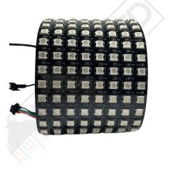 WS2812B Matrix Dijital Esnek Ekran 8x32 RGB Led Ayrı Ayrı Adresli Matrix Ekran 5V