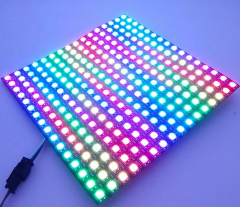 WS2812B Matrix Dijital Esnek Ekran 16x16 RGB Led Ayrı Ayrı Adresli Matrix Ekran 5V