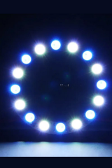 WS2812B Matrix Dijital Esnek Ekran 16 Led Halka RGB Led Ayrı Ayrı Adresli Matrix Ekran 5V