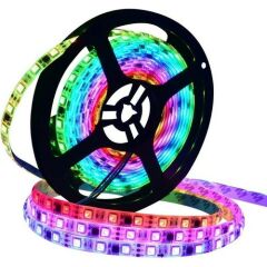 3 Cipli 5050 RGB Şerit Led IP65 Metrede 60Led (5 Metre)