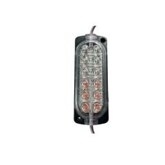 12 Volt Kırmızı-Mavi 2.4 Watt Animasyonlu Çakar Modül 12 Ledli