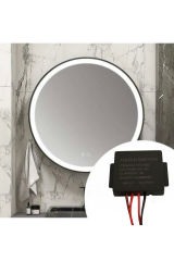 12 Volt 3 Amper Dokunmatik (Touch) Ayna Arkası Sensör Siyah Ayna Lambası Banyo Aynası Mobilya Sensörü