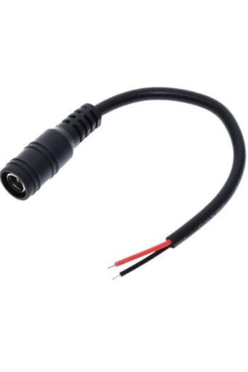 5.5mm X 2.1mm Dişi Adaptör Uzatma Kablosu 15cm Adaptör Kablosu Dişi 22AWG 36V 3A Besleme Soket Dişi(3 Adet)