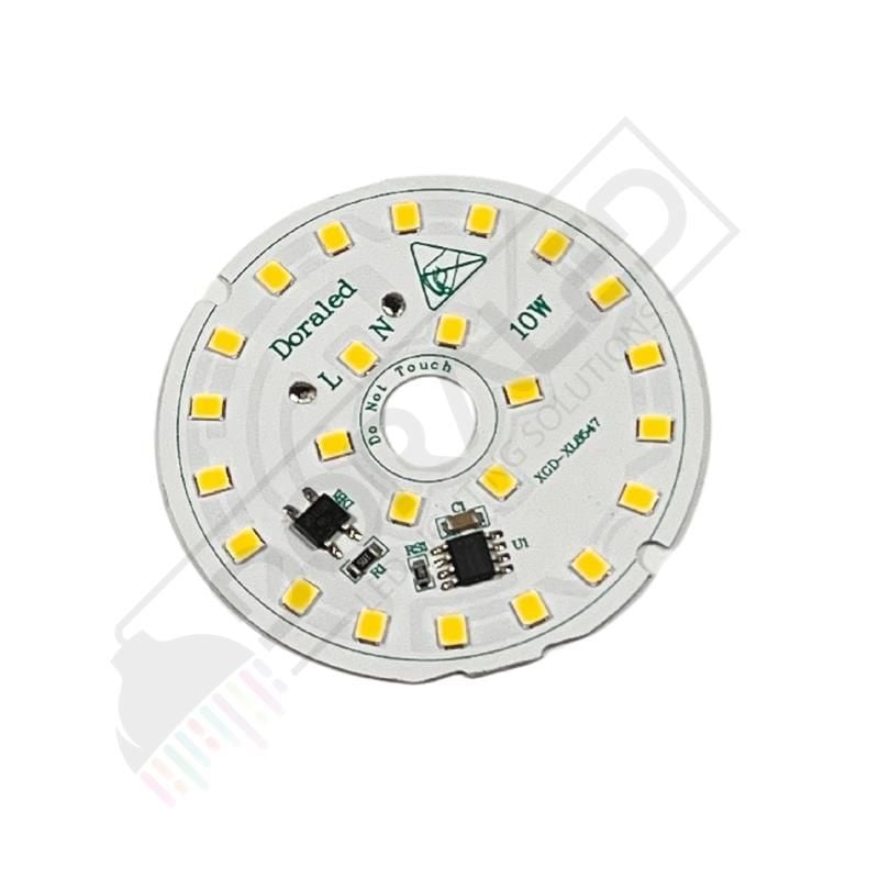 220Volt 10Watt Smd 5630 Ledli Led Modül Gün Işığı 10mm Delik Çaplı 22V 10W Avize Ledi 56mm(3 Adet)