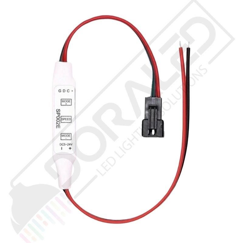 WS2811-WS2812 DC5-24V Volt SP002E ARGB Pixel Kontrol Cihazı (Butonlu)