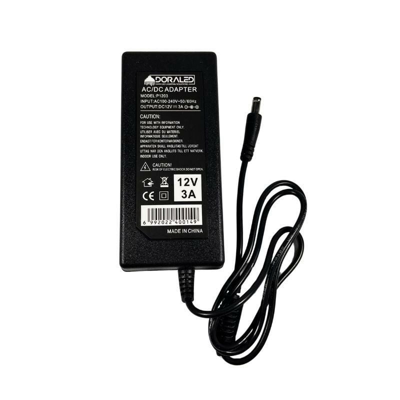 12V 3 Amper Laptop Tipi Adaptör IP20 İç Mekan