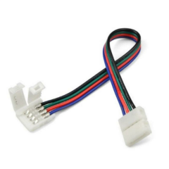 RGB Şerit Led İçin İki Yönlü Hızlı Konnektör Kablo 4 Pin (5 Adet)