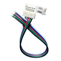 RGB Şerit Led İçin Tek Yönlü Hızlı Konnektör Kablo 4 Pin (5 Adet)