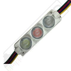 12 Volt 3 Watt Üçlü RGB Modül (10 Adet)