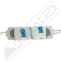 12 Volt GünIşığı 3 Watt 3 lü Lensli 3030 Reklamcı Modül (10 Adet)