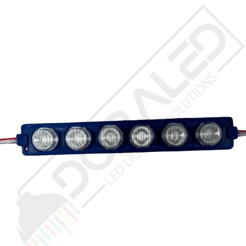 12 Volt 6 Watt 6 Mercekli Mavi Modül Led 10 Adet