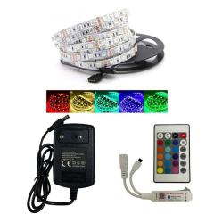 Tuya Destekli Bluetooth Kontrollü RGB Şerit Led Set 5M