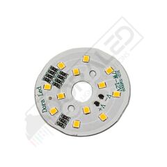 12Volt 7Watt Smd 5630 Ledli Led Modül 10mm Delik Çaplı Gün Işığı 12V 7W Avize Ledi 44mm(3 Adet)