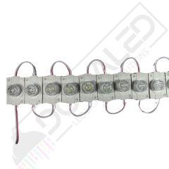 24 Volt Gün Işığı 1,5 Watt Tekli Lensli 3030 Reklamcı Modül IP65 (10 Adet)