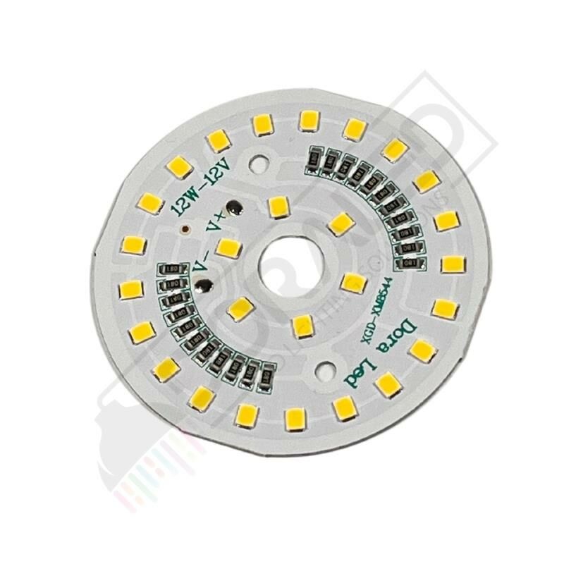 12Volt 12Watt Smd 5630 Ledli Led Modül Gün Işığı 10mm Delik Çaplı 12V 12W Avize Ledi 60mm(3 Adet)