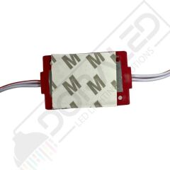 12 Volt Kırmzı1,5 Watt Tekli Lensli 3030 Reklamcı Modül IP65 (10 Adet)