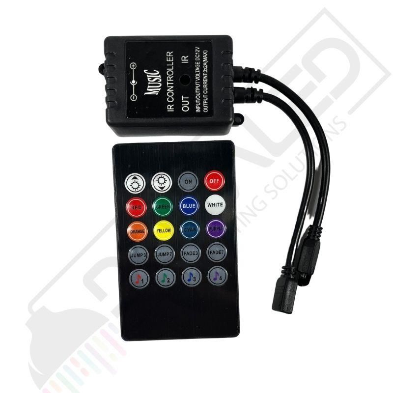 IR Kontrol RGB Kumandalı müzik Müziğe Sese Duyarlı Rgb Kontrol