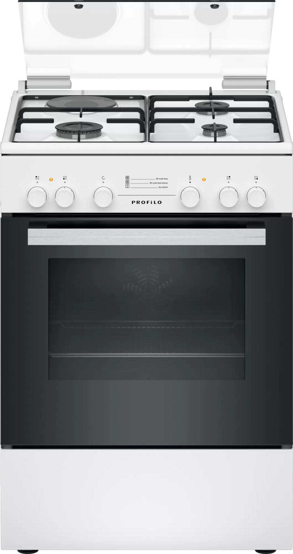 Profilo FRTS113LBD Beyaz Ocaklı Fırın