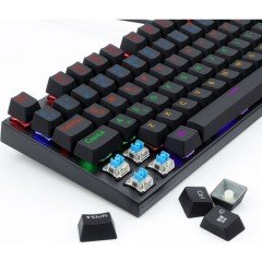 Redragon K565R-1 Rudra Blue Switch RGB TR Q Mekanik Kablolu Gaming (Oyuncu) Klavye